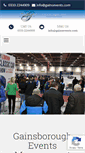 Mobile Screenshot of gainsevents.com