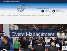Tablet Screenshot of gainsevents.com